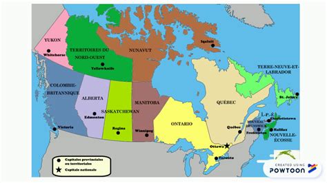 capitale du canada carte.